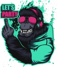 Gorilla LET'S PARTY | Woman