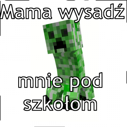 Minecraft Typowy kriper
