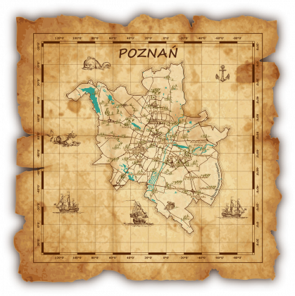 Poznań - Mapa Wyspy Skarbów