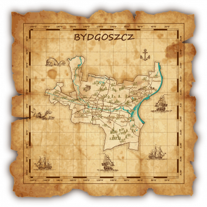 Bydgoszcz - Mapa Wyspy Skarbów