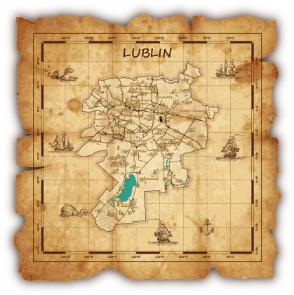 Lublin - Mapa Wyspy Skarbów