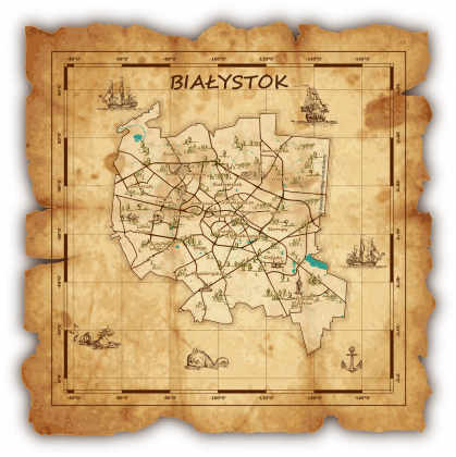 Białystok - Mapa Wyspy Skarbów