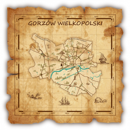 Gorzów Wielkopolski - Mapa Wyspy Skarbów