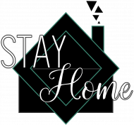 Stay home - bluza unisex