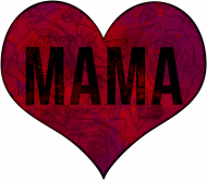 Mama (serce) - koszulka damska