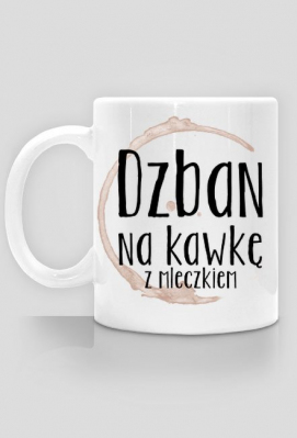 Kubek Dzban na kawkę z mleczkiem - QupSeQubek