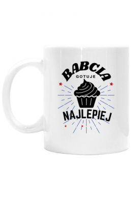 Kubek - Babcia Gotuje (Prezent na Dzień Babci) - Prezenty na Dzień Babci i Dziadka