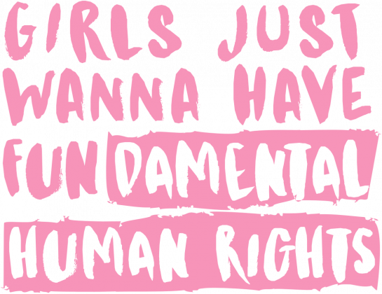Koszulka damska - FUNdamental human rights (Prezent na Dzień Kobiet)