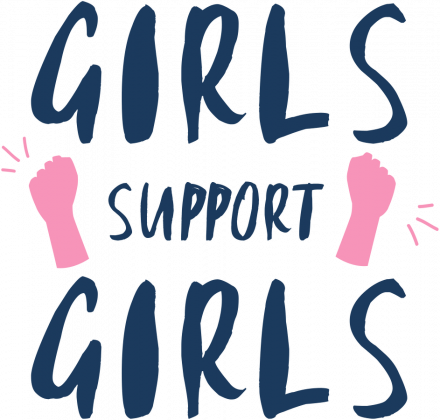 Koszulka damska - Girls support girls (Prezent na Dzień Kobiet)
