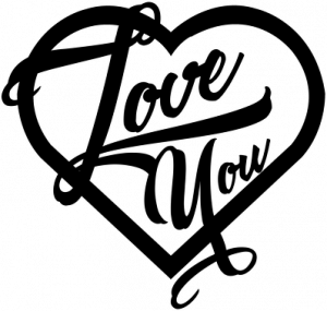 Koszulka Love You logo K - nadruk