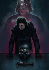 STAR WARS Kylo Ren - Obsessed - plakat A1