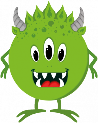 Zielony potworek