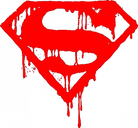KOSZULKA SUPERMAN Z KRWAWYM SYMBOLEM