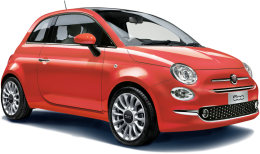 Fiat 500 koszulka męska z Fiatem
