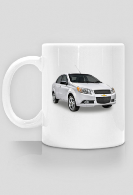 Chevrolet Aveo kubek z Chevroletem - e-moto