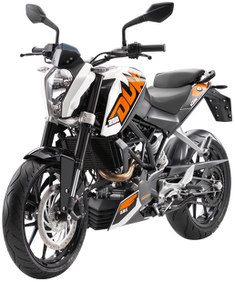 Motocyl KTM 200 kubek