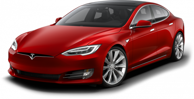 Tesla Model S koszulka damska