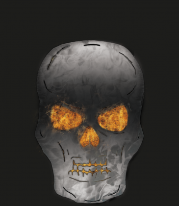 Plakat Fire Skull