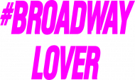 T-shirt #BroadwayLover, rozmiar S