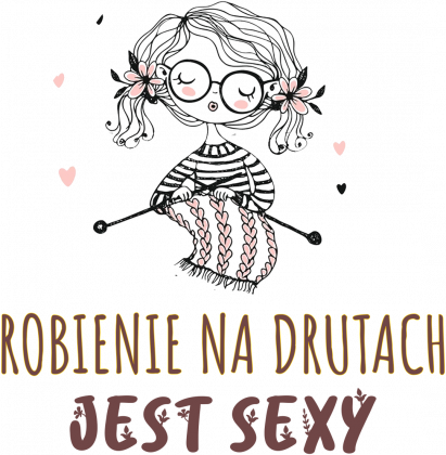 Robię na drutach. Prezent dla Robienie na drutach