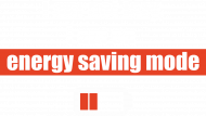 energy saving mode - czarna koszulka męska