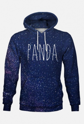 Panda FullPrint BasicLogo galaxy - Panda Wear
