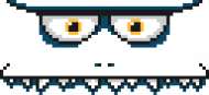 Pixel Art - twarz Potwora - styl retro - grafika inspirowana grą Minecraft - torba