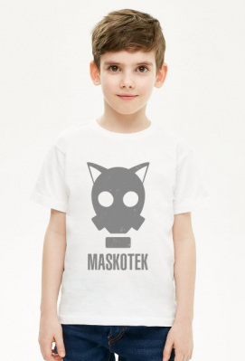 Maskotek - kot - maska gazowa - retro - vintage - postapo - apokalipsa - chłopiec koszulka - Born to Design