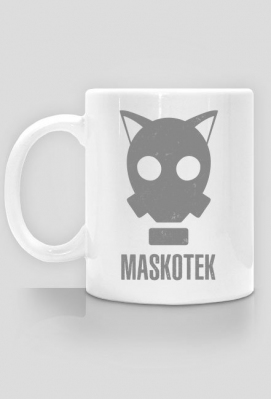 Maskotek - kot - maska gazowa - retro - vintage - postapo - apokalipsa - kubek - Born to Design