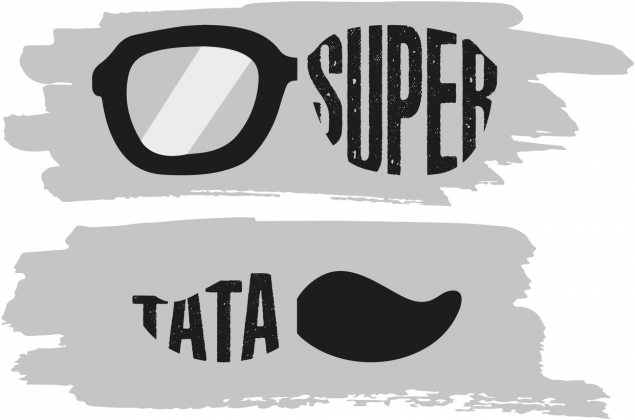 Urodzony w urodziny - Super Tata - idealny prezent dla taty na dzień ojca i urodziny - okulary - wąsy - kubek
