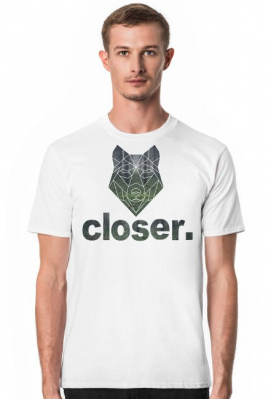 Koszulka męska Geometric Wolf - LASwear