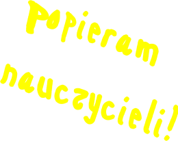 Bluza "Popieram nauczycieli!"