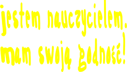 Koszulka "Jestem nauczycielem."