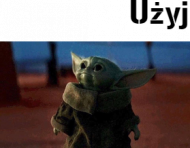 Kubek Baby Yoda Użyj Mocy