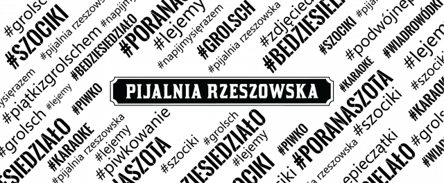 Kubek biały z hashtagami