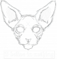 Sfinks "I belive in nothing"