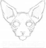 Sfinks "I belive in nothing"
