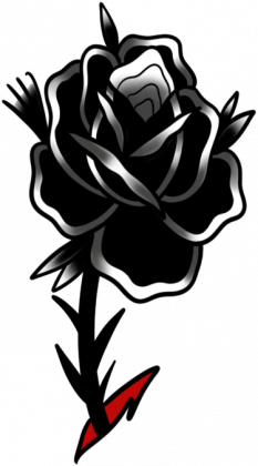 Koszulka męska Oldschool rose