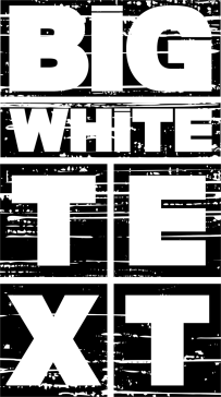 Big White Text T-Shirt 2.1 B/M