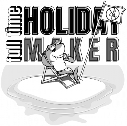 Full Time Holiday Maker T-Shirt 1.1 B/M