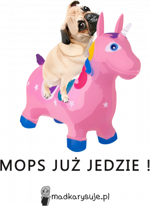 Kubek Mops już jedzie ! mama