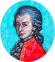 Wolfgang Amadeus Mozart - Koszulka
