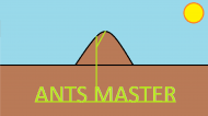Plakat z logo ants master