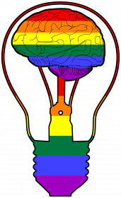 LGBT | BRAIN - męska koszulka