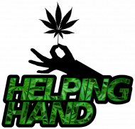 HELPING HAND - marihuana | koszulka damska na ramiączkach