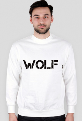 Bluza bez kaptura "WOLF" męska - tomasz. WOLF. klemczak