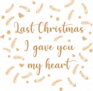 Last Christmas I gave you my heart - torba świąteczna