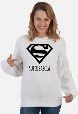Super Babcia - bluza dla babci - Spoko - odzież i gadżety z nadrukiem