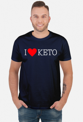 I love keto - dieta ketogeniczna - koszulka męska - Spoko - odzież i gadżety z nadrukiem