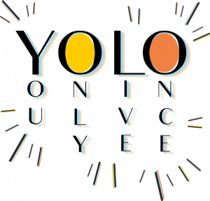 YOLO you only live once  koszulka z cytatem - męska koszulka - nadruk